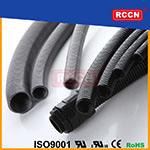 日成尼龍黑色阻燃波紋管