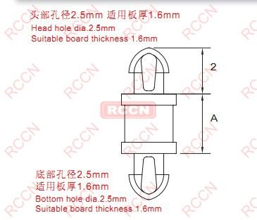 日成PC板隔離柱-DLSPTH型