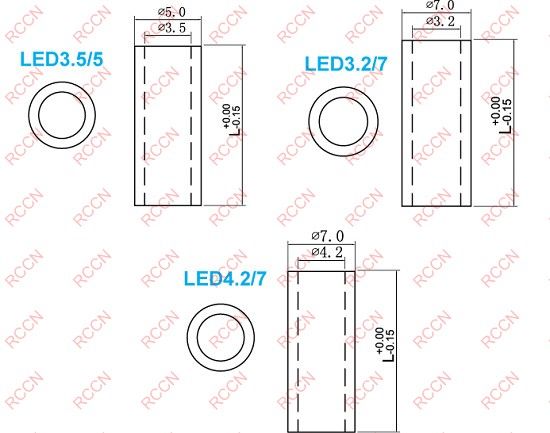 RCCN LED Spacer Support