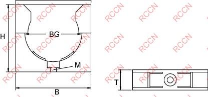 日成BGS型帶蓋固定座