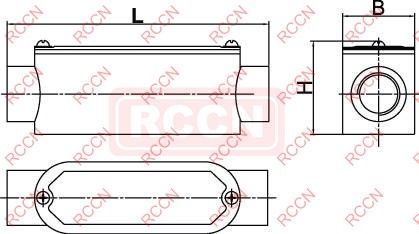 日成PB-C型直通分線盒