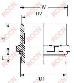 日成TCM型金屬螺紋轉換頭