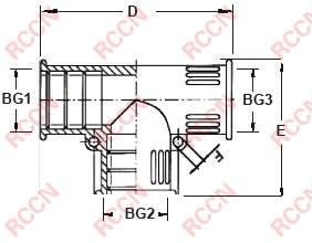 日成BGT型三通軟管接頭