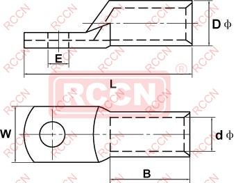 RCCN CL Cable Lugs High Voltage