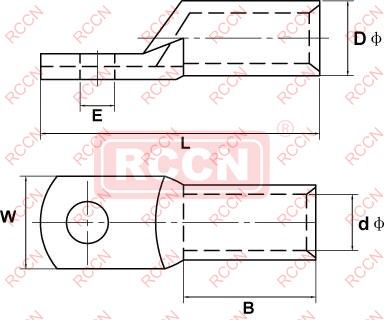 RCCN DT Cable Lugs High Voltage