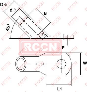 RCCN LYF45 Copper Ture Terminals