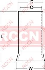 RCCN EN Non-Insulated Cord End Terminals