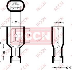 RCCN PNA Nylon Lnsulated Female Lug