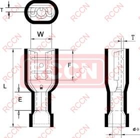 RCCN PNA Nylon Lnsulated Female Lug