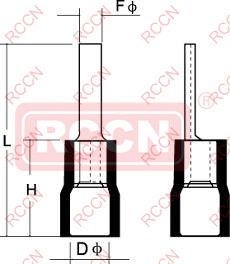 RCCN DBF Insulated Terminals