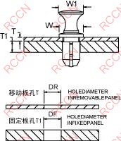 日成SL型可退式尼龍鉚釘