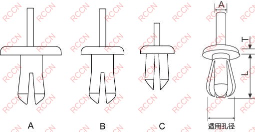 日成SR長型捶式尼龍鉚釘