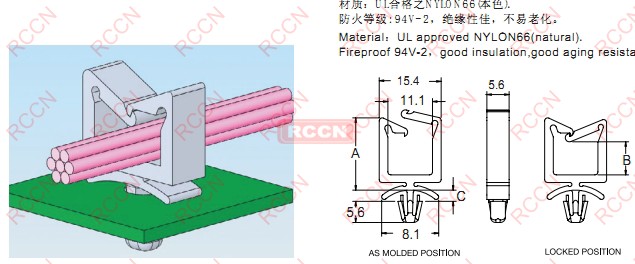 日成PC板夾線套-LWS-A1/A2型