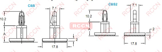 日成PC板隔離柱-CBS型