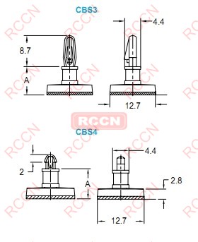 日成PC板隔離柱-CBS型