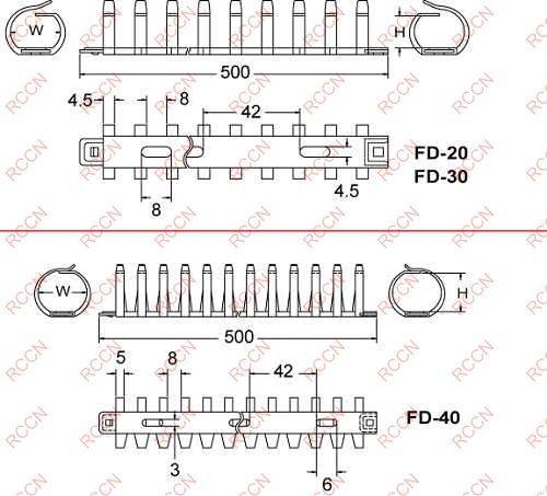 RCCN FD Flexible Wiring Duct