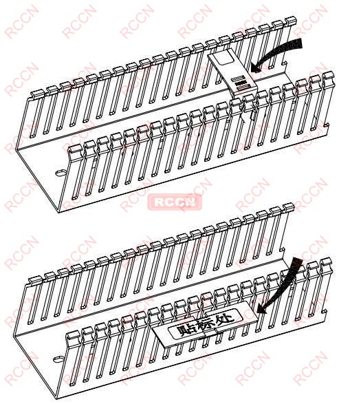 日成線槽標識牌 FWR