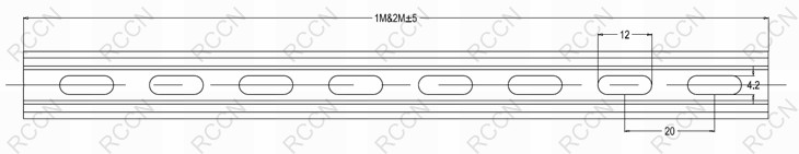 DIN導軌 鋼質導軌 TS15/5.5/1.0