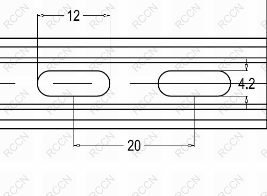 DIN導軌 鋼質導軌 TS15/5.5/1.0